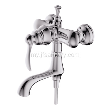 Exposed Brass Single Handle Shower Mixer Valve Chrome